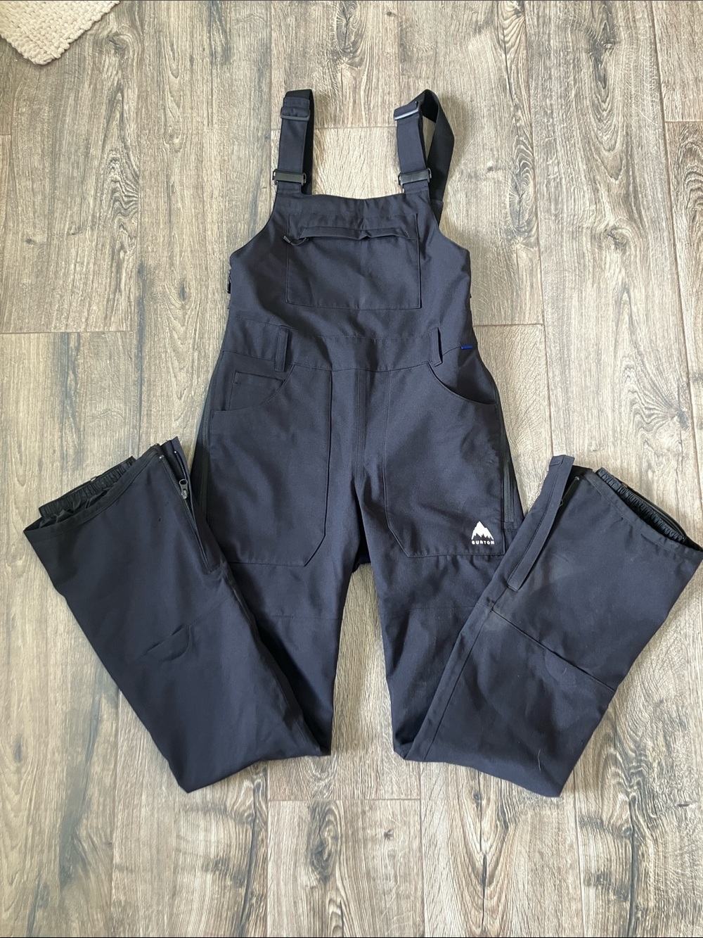Burton Black Bib Snow Pants Overalls